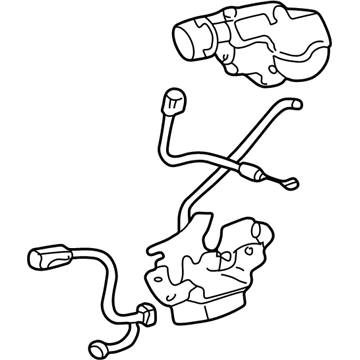 Toyota 69350-02020 Lock Assembly