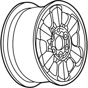 GM 9593399 Wheel Rim-17X7 Aluminum