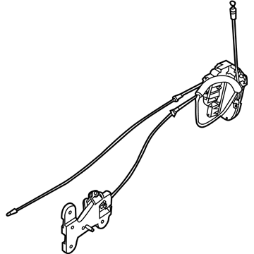Nissan 82500-ZW00A Rear Door Lock Actuator Motor, Right