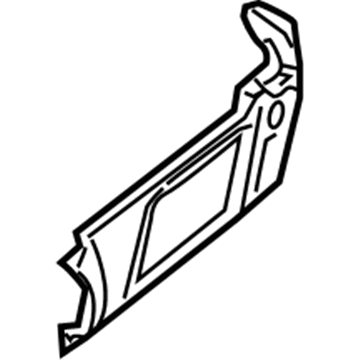 Nissan 78118-5Z030 Extension-Rear Fender, RH