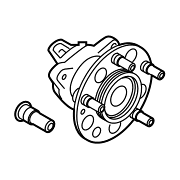 Kia 52730G3AA0 Rear Wheel Hub & Bearing Assembly