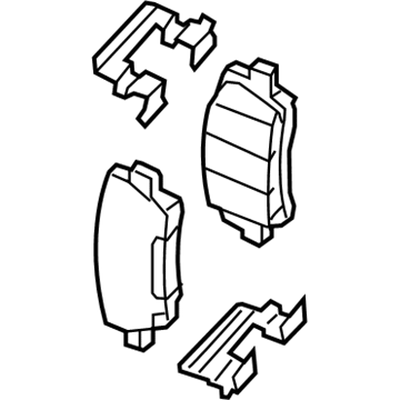 GM 23344220 Pad Kit-Rear Disc Brake