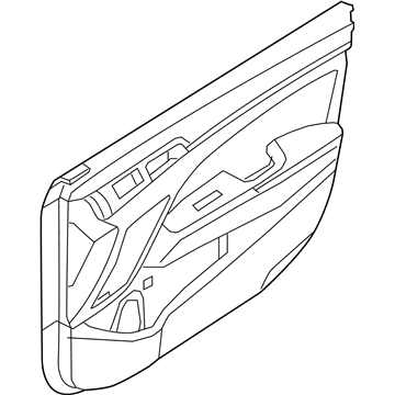 Hyundai 82305-F2FT0-UTE Panel Assembly-Front Door Trim, LH
