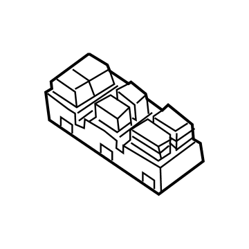 Hyundai 93570-F2100-4X Power Window Main Switch Assembly
