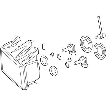 GM 19209127 Headlamp Capsule Assembly