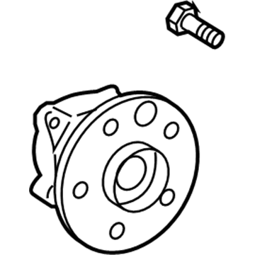 Lexus 42410-50042 Rear Axle Hub & Bearing Assembly, Left