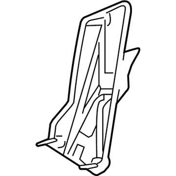 BMW 52-10-7-065-719 Supporting Plate Left