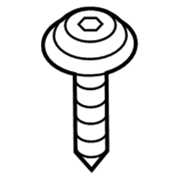 BMW 07-14-7-195-762 Oval-Head Screw With Collar, Self-Tapping