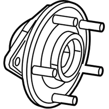 Mopar 68141123AD Wheel Hub And Bearing Left