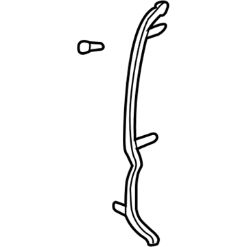Lexus 67896-60010 Weatherstrip, Rear Door, No.3 LH