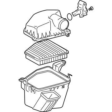 Lexus 17700-50280 Cleaner Assy, Air