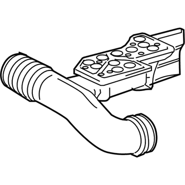 Lexus 17875-50320 Pipe, Intake Air Connector