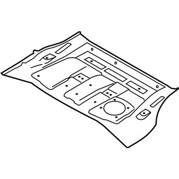 Hyundai 65511-S9000 Panel Assembly-Rear Floor, FRT