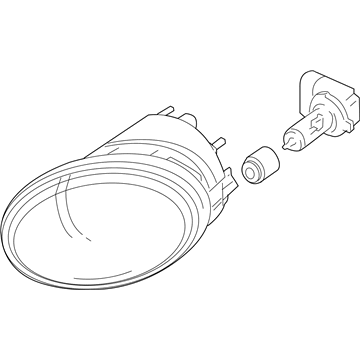 GM 92119490 Lamp Asm-Front Fog