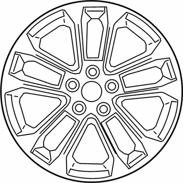 Ford LJ6Z-1007-K WHEEL ASY