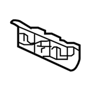 Honda 82128-TK8-A01ZA Garnish, RR. Cushion Utility Hook *NH686L* (LIGHT WARM GRAY)