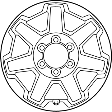 Toyota 42611-35581 Wheel, Alloy