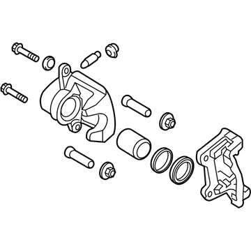 Kia 58310D3A00 Rear Brake Caliper Kit, Left