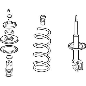 Honda 51601-S9V-A06 Shock Absorber Assembly, Right Front