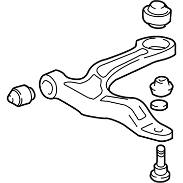 Honda 51360-S9V-A00 Arm, Left Front (Lower)