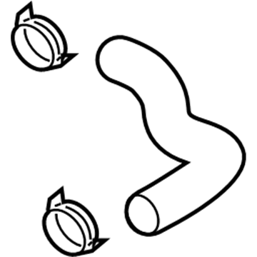 Hyundai 25414-3M100 Hose Assembly-Radiator, Upper