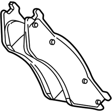 Mopar 5139733AB Front Disc Brake Pad Kit