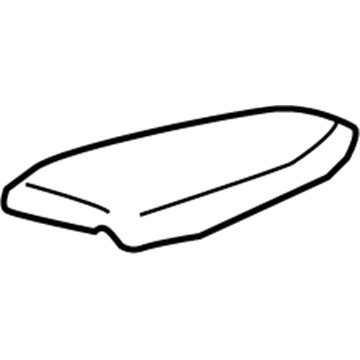 Honda 83752-SDA-A21ZC Armrest Assembly, Left Rear Door (Ivory)