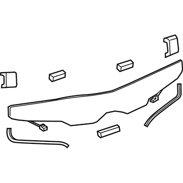 Toyota 64801-47080 Lower Glass