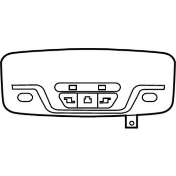 BMW 63-31-7-910-813 INTERIOR READING LIGHT LED R