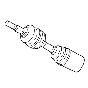 Mopar 52111779AB Axle Half Shaft