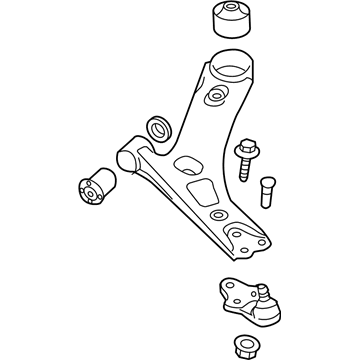 Kia 545013W102 Arm Complete-Front Lower