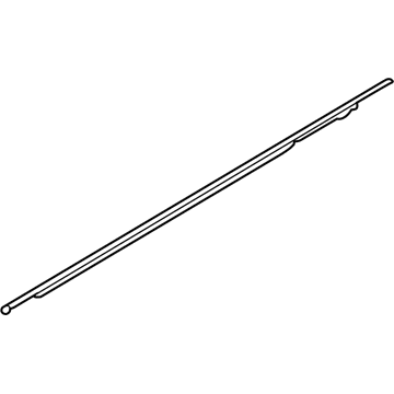 Hyundai 83210-G2010 Weatherstrip Assembly-Rear Door Belt Outside LH