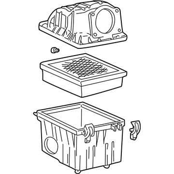 Ford YL2Z-9600-A Air Cleaner Assembly