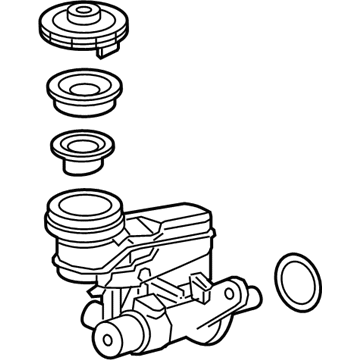 Honda 46101-T5R-305 Master Cylinder Set (Coo)