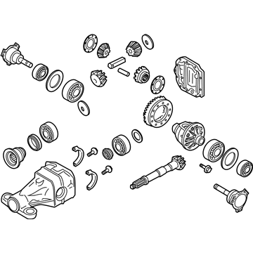 Nissan 38300-ZE00A Final Drive Assembly