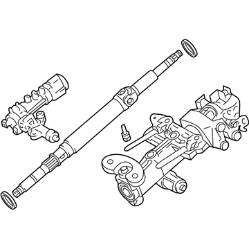 Lexus 45250-48100 Column Assy, Steering