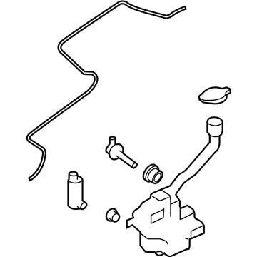 Ford DA8Z-17618-C Reservoir Assembly