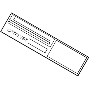 Lexus 11298-50400 Plate, Emission Control Information