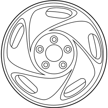 Nissan 40300-7B041 Aluminum Wheel