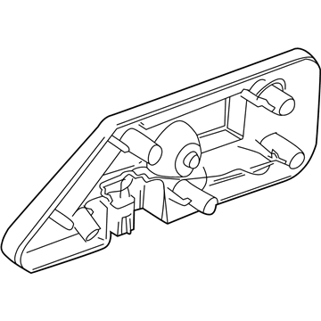 BMW 63-21-2-695-119 Left Bulb Carrier For White Turn Indicator