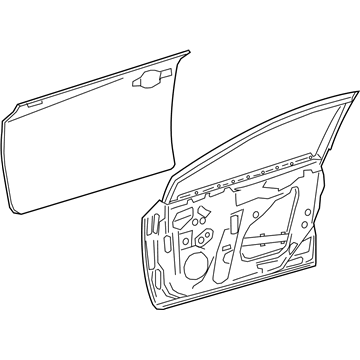 Toyota 67002-12C20 Panel Sub-Assembly, Fr D