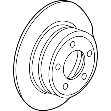 BMW 34-21-6-794-298 Rear Brake Disc