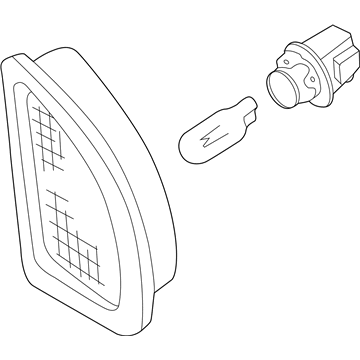 Nissan 26515-0E700 Lamp Assembly-Licence, LH