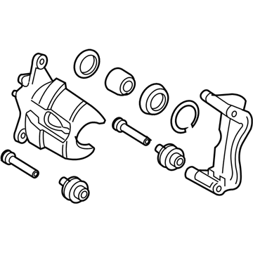 GM 19204319 Caliper, Front Brake