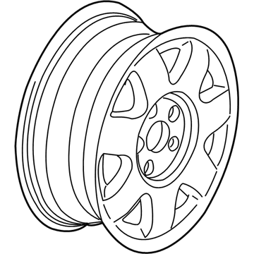 Kia K9965556050 Wheel-Disc, Aluminum