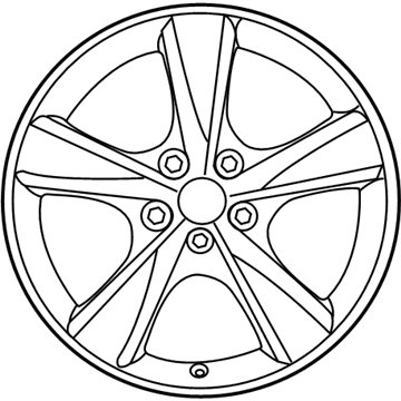 Lexus 42611-48661 Wheel, Disc