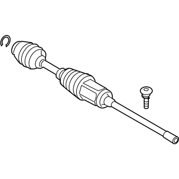 BMW 31-60-8-657-289 Front Left Cv Axle Assembly