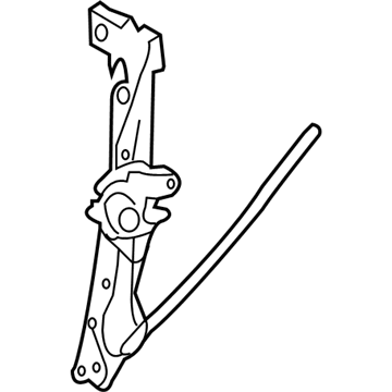 Mopar 55396480AI Front Door Window Regulator