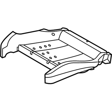 BMW 52-10-8-067-141 FOAM PAD, SPORT SEAT