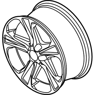 Ford DR3Z-1007-E Wheel, Alloy